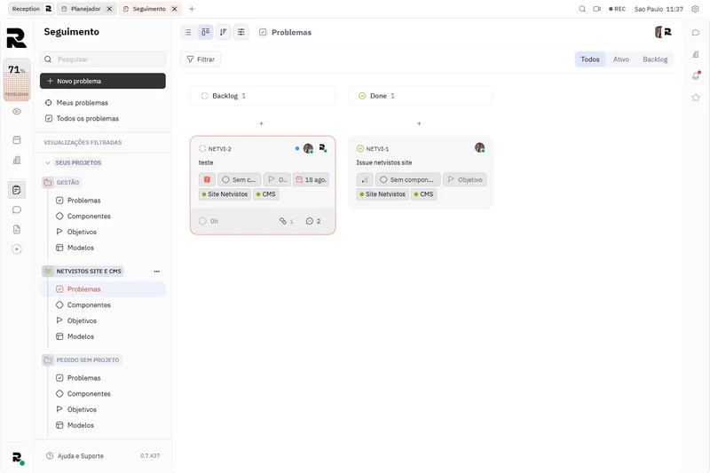 Exemplo de interface 2
